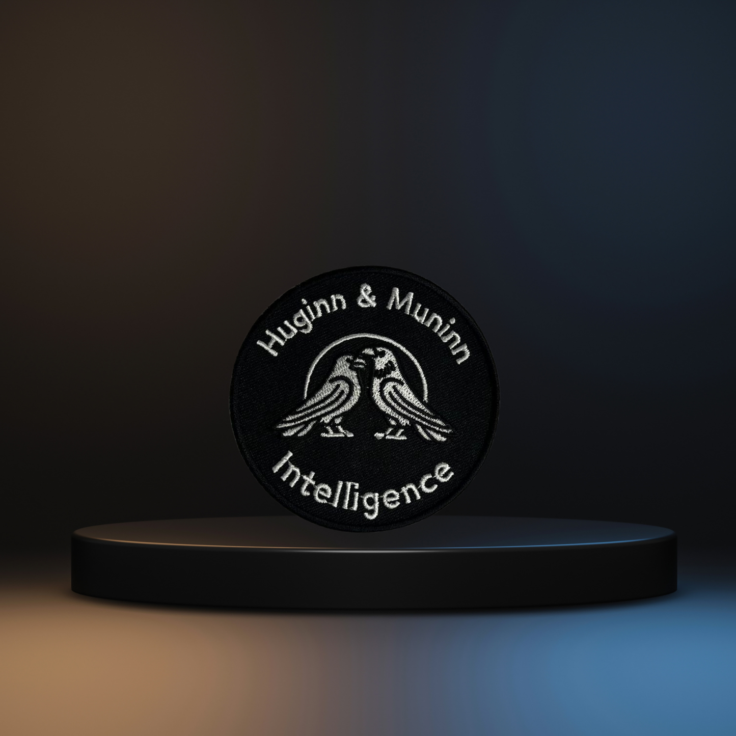 Huginn & Muninn Intelligence Embroidered Patch (Circle)