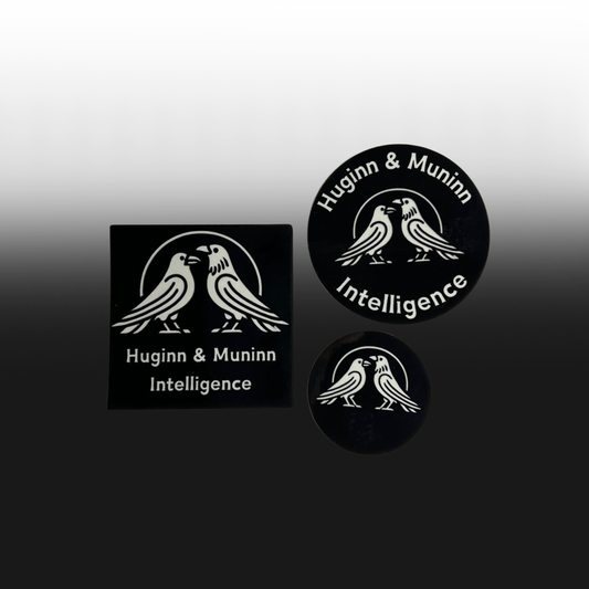 Huginn & Muninn Intelligence Stickers
